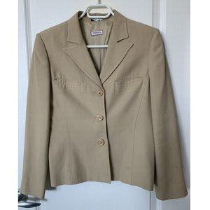 MAX & Co. Tan Blazer Suit Jacket (Part of Matching Set/US size 8)